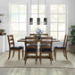 Rustic Granary Dark Brown Modern Farmhouse Dining Table