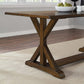 Rustic Granary Dark Brown Modern Farmhouse Dining Table